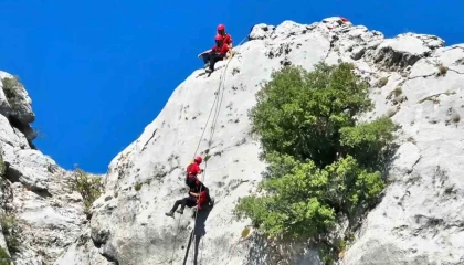 Ispartada Jandarmadan kayıp şahıs senaryosuna gerçeğini aratmayan tatbikat
