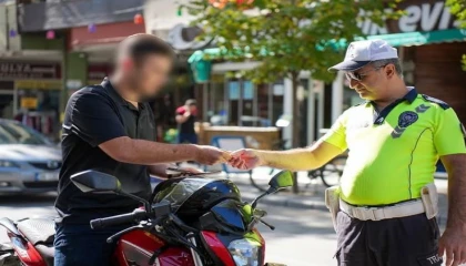 Ispartada motosiklet denetiminde 80 sürücüye idari para cezası uygulandı