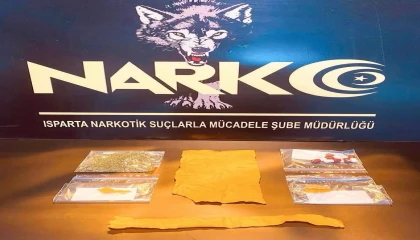 Ispartada uyuşturucu operasyonu: 1 gözaltı