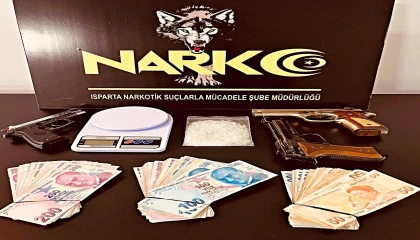 Ispartada uyuşturucu operasyonunda 1 kişi tutuklandı