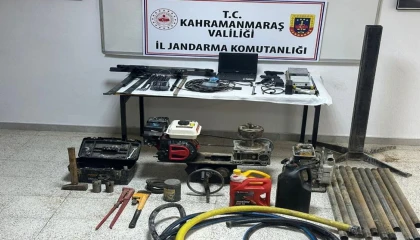 Kahramanmaraşta define avcılarına operasyon: 10 kişi yakalandı