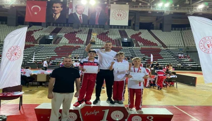 Kemere 6 madalya ile döndüler