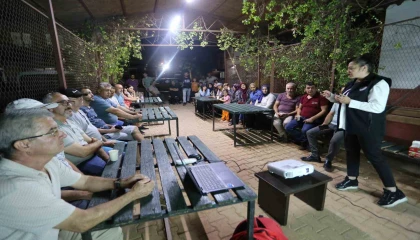 Kepezde site sakinlerine afet farkındalık eğitimi