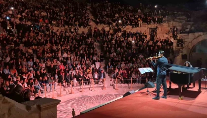 Kibyra Antik Kentinde Anjelika Akbarın piyano resitali