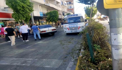 Kırmızı ışık ihlali kazayı beraberinde getirdi