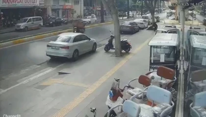 Kuryelerin seyir halinde sohbeti hastanede bitti