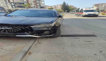 Manavgatta otomobiller çarpıştı: 1 yaralı