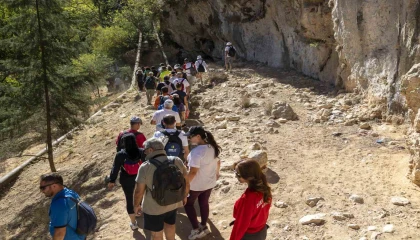 Mersinde Avrupa Hareketlilik Haftasında Tarihi Kilikya Yolu Yürüyüşü