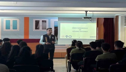 Mersinde öğrencilere siber güvenlik eğitimi