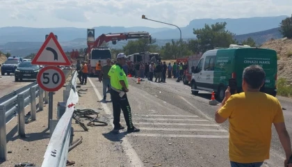 Mersindeki otobüs kazası: 3 kişi öldü, 6 kişi yaralandı