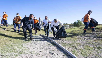 Mersinin içme suyu kaynağında kapsamlı temizlik