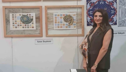 Mersinli sanatçının doğadan sanata çalışması büyük ilgi gördü