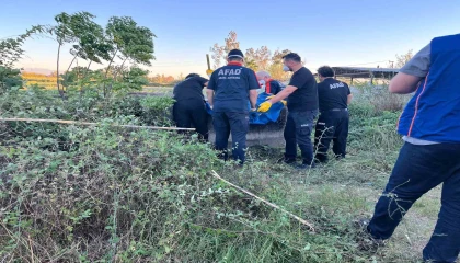 Osmaniyede kayıp olarak aranan yaşlı adam sulama kanalında ölü bulundu