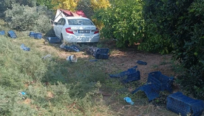 Otomobil bahçeye daldı: Hasat yapan işçilerden 1i öldü, 3ü yaralandı