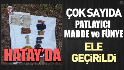 PKKlı teröristlere ait depoda patlayıcı madde ve fünye ele geçirildi
