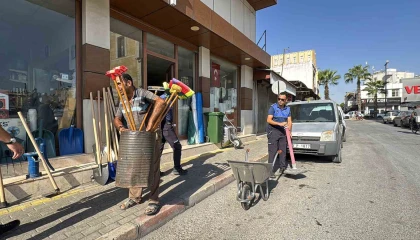 Tarsusta kaldırım işgaline karşı sıkı denetim
