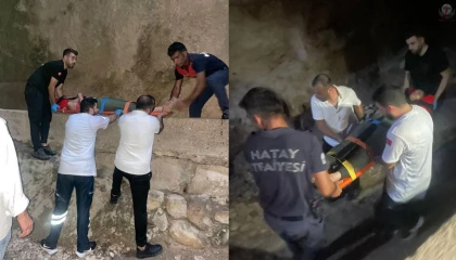 Titus Tünelinde dengesini kaybederek düşen vatandaş yaralandı