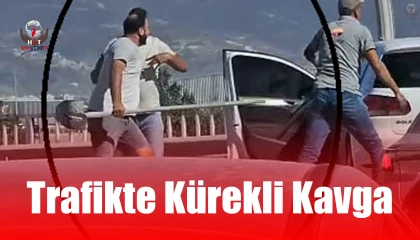 Trafikte yaşanan kürekli kavga