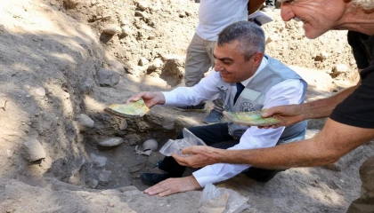 Yumuktepe Höyüğünde arkeolojik kazılar sürüyor