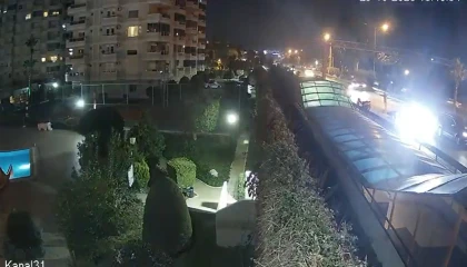 21 yaşındaki gencin hayatını kaybettiği kaza güvenlik kamerasında