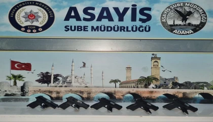 5 ruhsatsız tabanca yakalatan şüpheli tutuklandı
