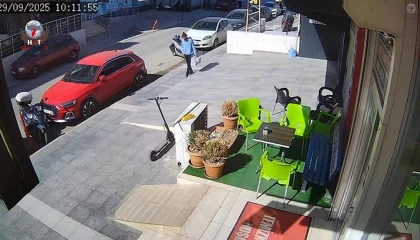 7 bin liralık dondurma dolu sepeti çaldı, marketten alışveriş yaparcasına yoluna devam etti