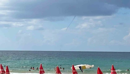 Alanya açıklarında hortum