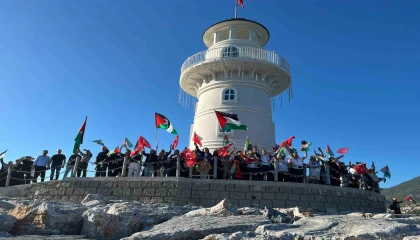 Alanyada Gazzeye destek yürüyüşü