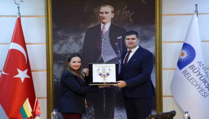 Antalya Büyükşehir Belediyesi ve Litvanya heyeti arasında işbirliği imkanları görüşüldü