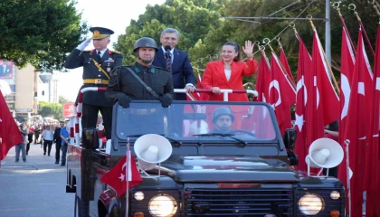 Antalyada Cumhuriyetin 102nci yılı kutlamaları