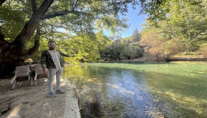 Antalyada yazın tamamen kuruyan Üzümdere Irmağı yağışlarla yeniden suya kavuştu