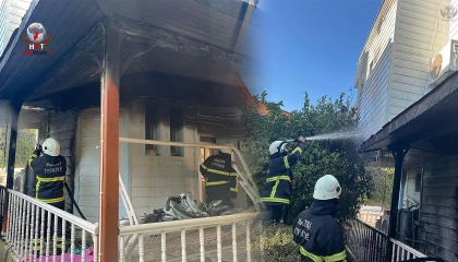 Arsuz’da korkutan yangın