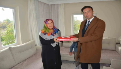 Başsavcı Ozan Kapıcıdan şehit ailesini ziyaret