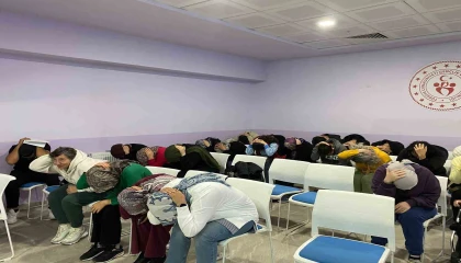 Burdurda afete karşı eğitimler devam ediyor