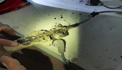 Burdurda prize takılan uzatma kablosu yangına sebep oldu