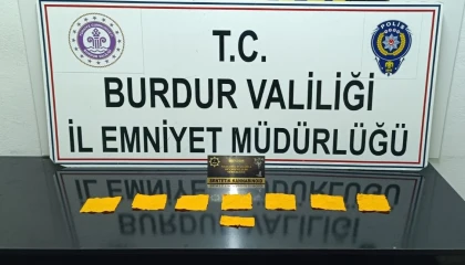 Burdurda uyuşturucu operasyonu: 1 tutuklama