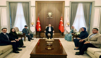 Cumhurbaşkanı Erdoğan, Mersinli şehit ailesini kabul etti