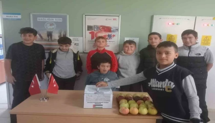 Eğirdirli öğrencilerden Filistine anlamlı destek: 238 bin 85 TL yardım toplandı