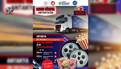 GEZEN SİNEMA TIRI ANTAKYA’DA