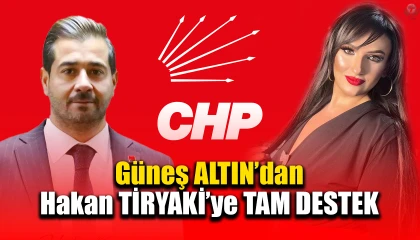 HAKAN TİRYAKİ'YE ALTIN DESTEK
