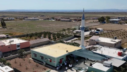 Hatayda depremin ardından 104. cami ibadete açıldı