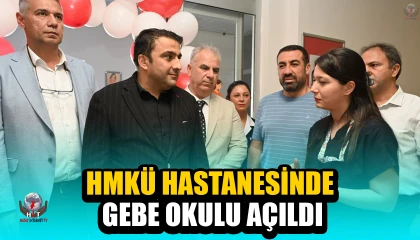 HMKÜ HASTANESİ KADIN DOĞUM BÖLÜMÜNDE GEBE OKULU AÇILDI