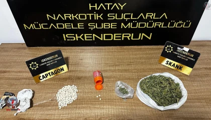 İskenderun’daki uyuşturucu operasyonunda 2 kişi tutuklandı