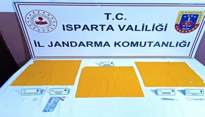 Ispartada jandarmadan uyuşturucu operasyonu: 4 şüpheli tutuklandı