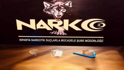 Ispartada Narkoalan uygulamasında uyuşturucu madde ele geçirildi