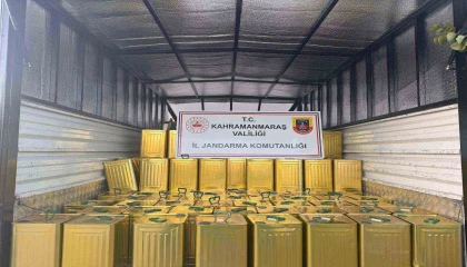 Kahramanmaraşta 200 teneke sahte zeytinyağı ele geçirildi