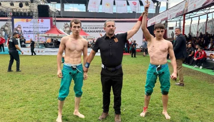 Kahramanmaraşta Dünya Karakucak Güreş Şampiyonası başladı