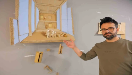 Kahramanmaraşta Filistinin sessiz duvarları sergisi açıldı