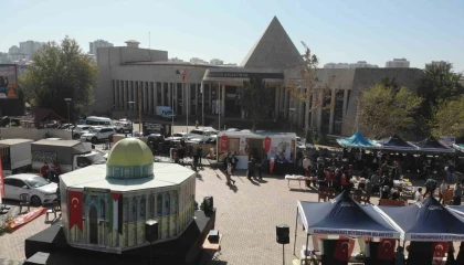 Kahramanmaraşta Gazze yararına hayır çarşısı