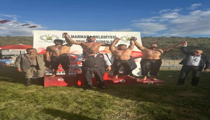Kemer Belediyesi güreşçisinden kürsü başarısı